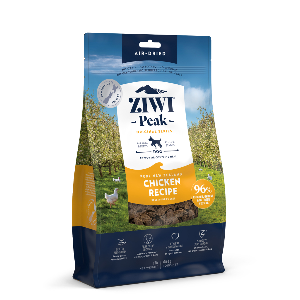 ZIWI Peak Air-Dried Chicken Recipe Dog Food, 1-lb image number null